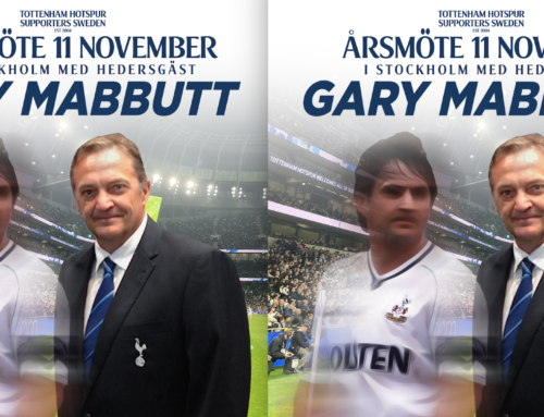 Träffa Spurs-legendaren GARY MABBUTT  på årsmötet 11 november i Stockholm